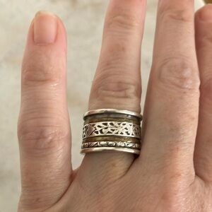 Silpada Silver Spinner Ring 925